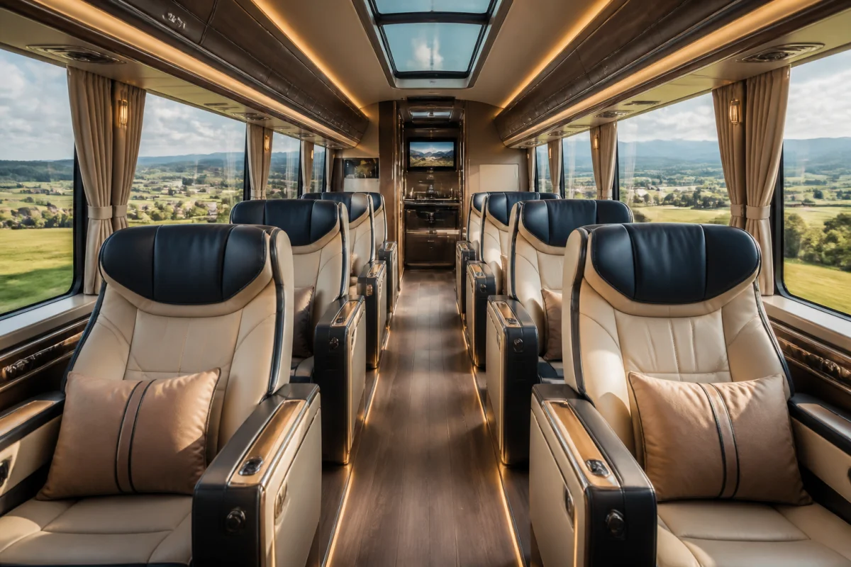 bus de luxe interieur