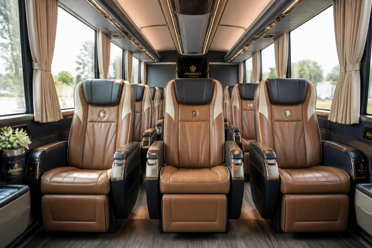 bus de luxe interieur