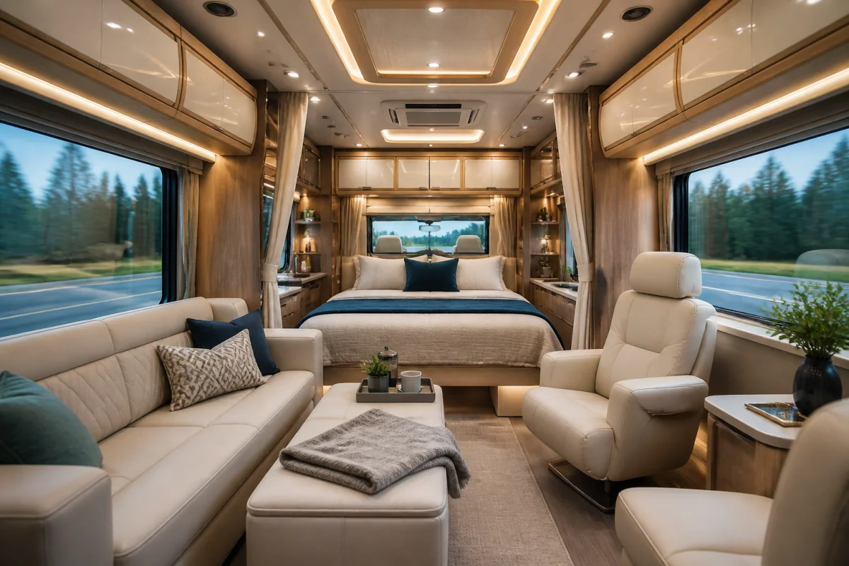 bus de luxe aménagé