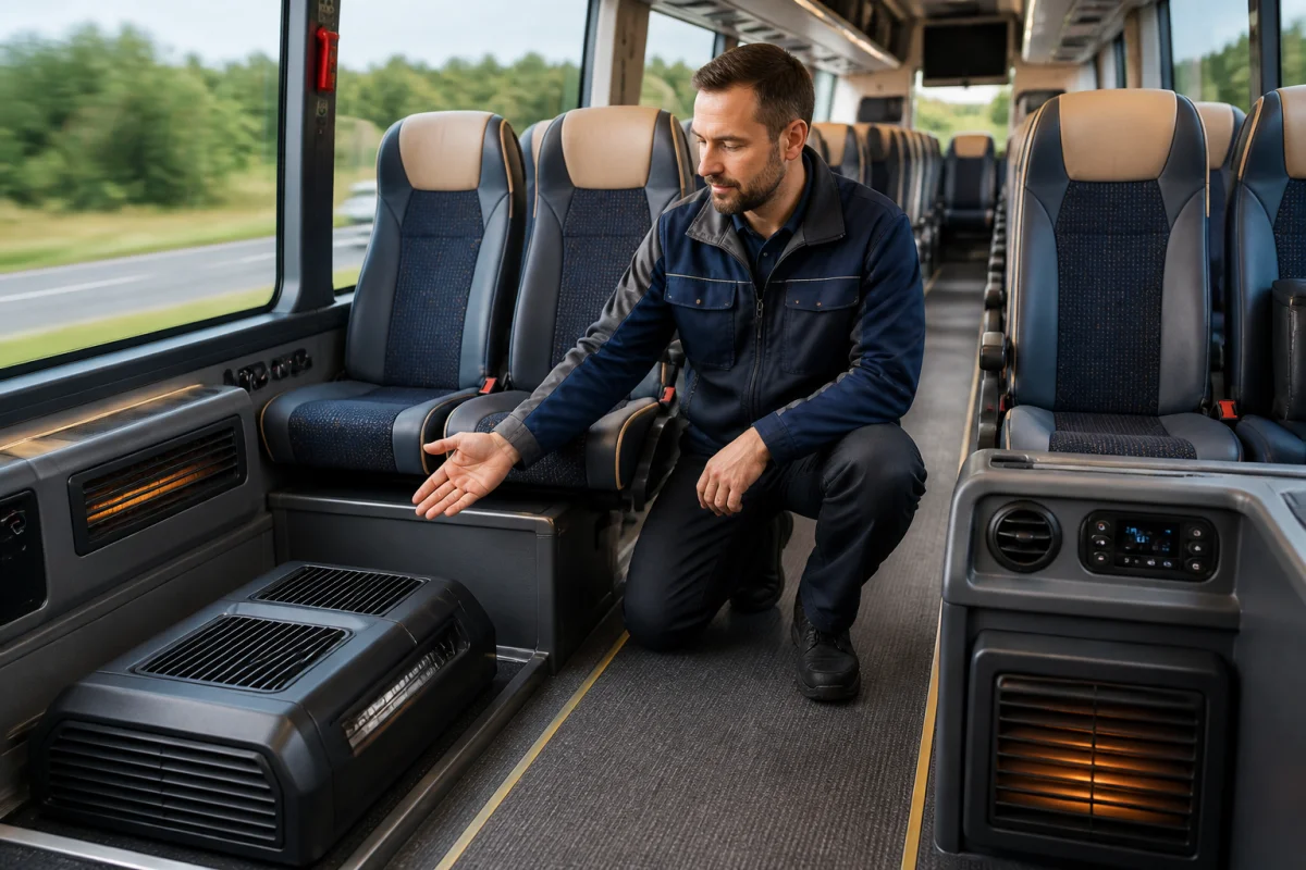 Chauffage d’appoint en autocar pour améliorer le confort à bord